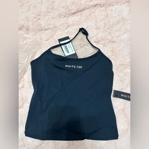 NWT White Fox Halter Tank
